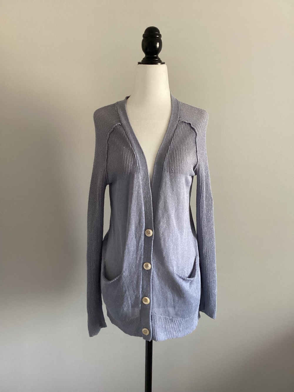 Aritzia Wilfred Linen Blend Cardigan, Size S